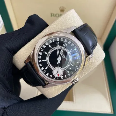 Patek Philippe Calatrava 6006G-001 39mm White gold Black 3