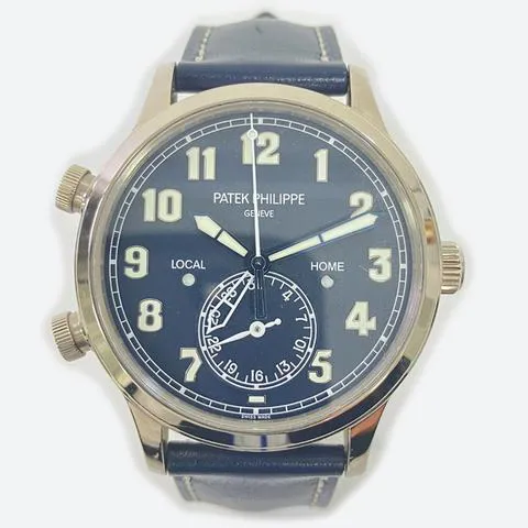 Patek Philippe Calatrava Pilot Travel Time 5524G-001 42mm White gold Blue