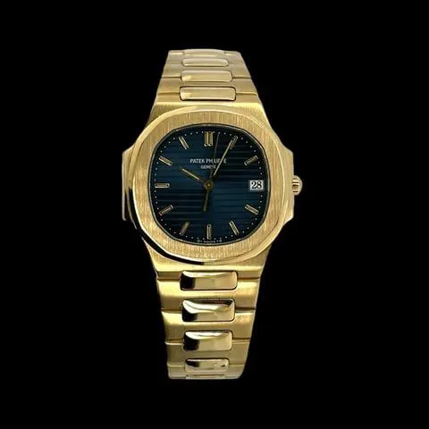 Patek Philippe Nautilus 3900 33mm Yellow gold Blue 3