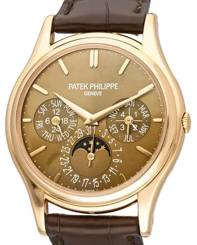 Patek Philippe Perpetual Calendar 5140R 37mm Rose gold Brown