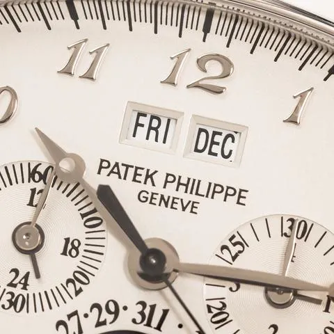 Patek Philippe Perpetual Calendar Chronograph 5020G 45mm White gold Silver 1