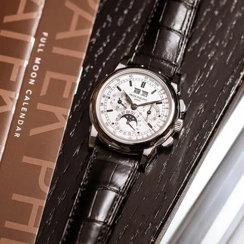 Patek Philippe Perpetual Calendar Chronograph 5970G-001 40mm White gold Silver 2