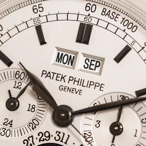 Patek Philippe Perpetual Calendar Chronograph 5970G-001 40mm White gold Silver 1