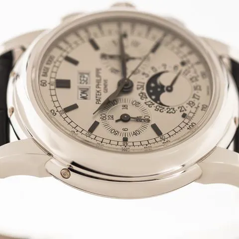 Patek Philippe Perpetual Calendar Chronograph 5970G-001 40mm White gold Silver 5