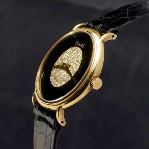 Piaget 9822 24mm Yellow gold Black 2