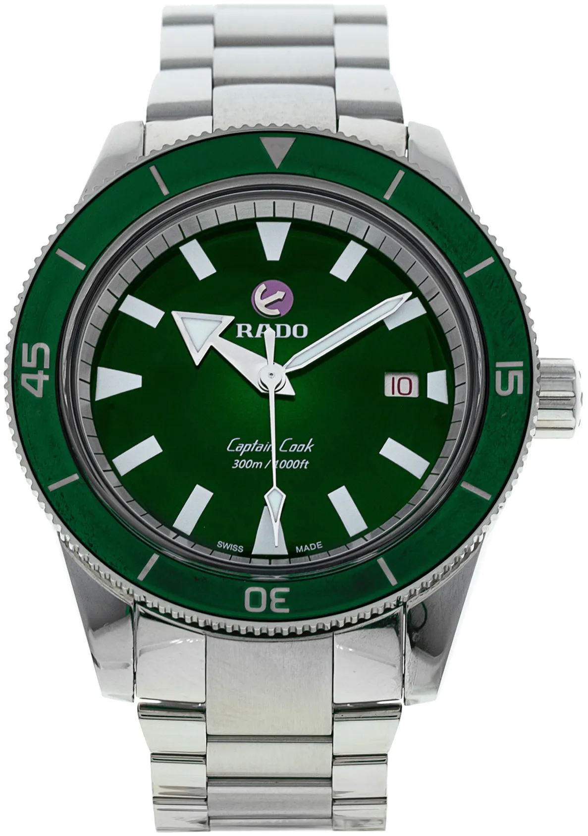 Rado Captain Cook R32105313 42mm Ceramic Green