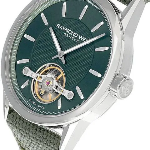 Raymond Weil Freelancer 2780-STC-52001 42.5mm Stainless steel Green 2