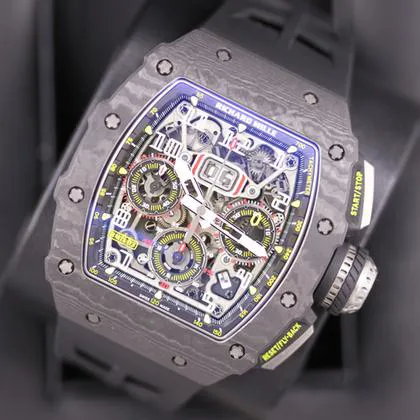 Richard Mille RM 011 RM 11-03 50mm Carbon fiber Skeletonized 3