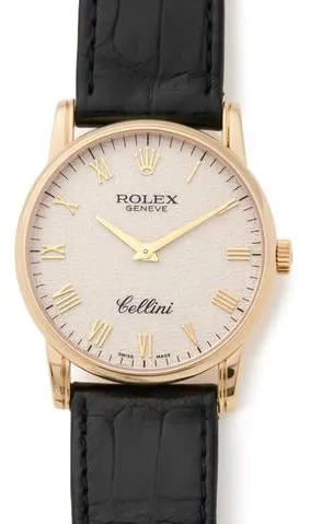 Rolex Cellini 5116/8 Yellow gold White