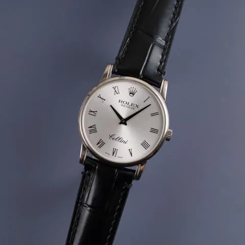 Rolex Cellini 5116 32mm White gold Silver