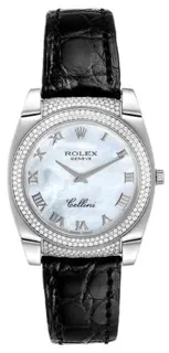 Rolex Cellini Cestello 6311 26mm White gold White