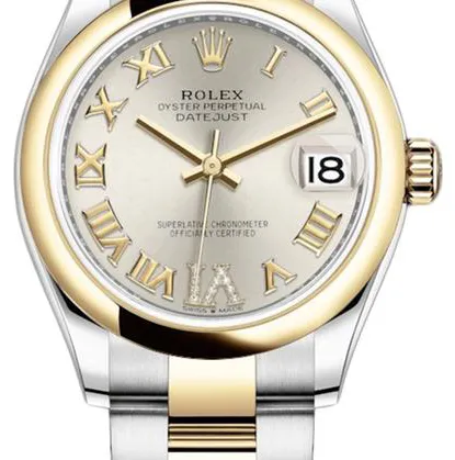 Rolex Datejust 31 278243 31mm Yellow gold and Stainless steel Silver