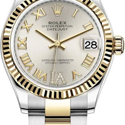 Rolex Datejust 31 278273 31mm Yellow gold and Stainless steel Silver