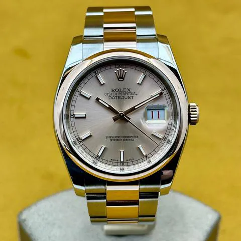 Rolex Datejust 36 116201 36mm Yellow gold and Stainless steel Rose