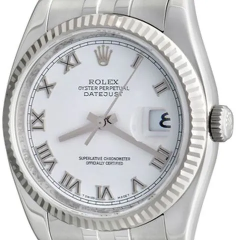 Rolex Datejust 36 116234 36mm Stainless steel White