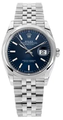 Rolex Datejust 36 126200 36mm Stainless steel Blue