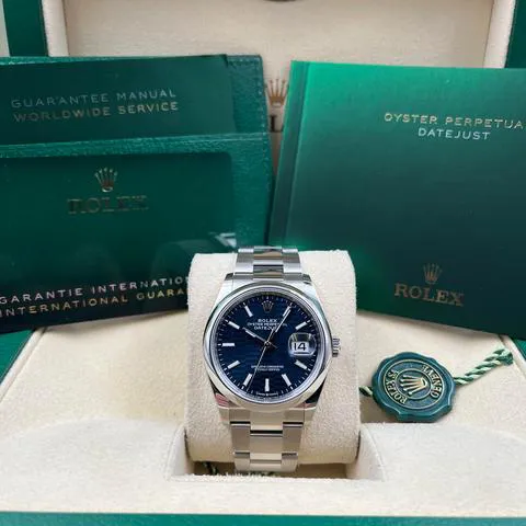 Rolex Datejust 36 126200 36mm Stainless steel Blue