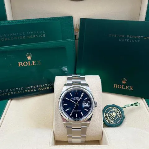 Rolex Datejust 36 126200 36mm Stainless steel Blue