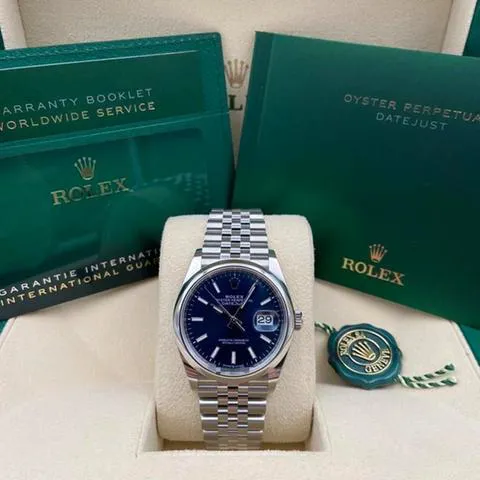 Rolex Datejust 36 126200 36mm Stainless steel Blue