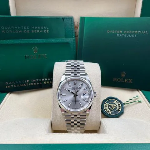 Rolex Datejust 36 126200 36mm Stainless steel Silver