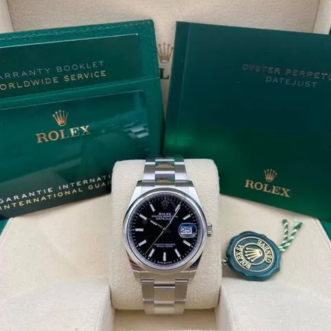 Rolex Datejust 36 126200 36mm Stainless steel Black