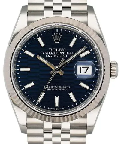 Rolex Datejust 36 126234 31mm Stainless steel Blue