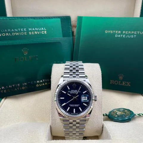 Rolex Datejust 36 126234 36mm Stainless steel Blue