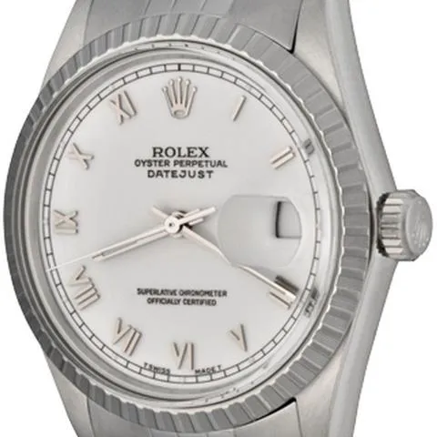 Rolex Datejust 36 16030 36mm Stainless steel White