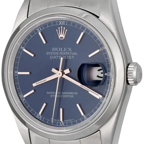 Rolex Datejust 36 16200 36mm Stainless steel Blue