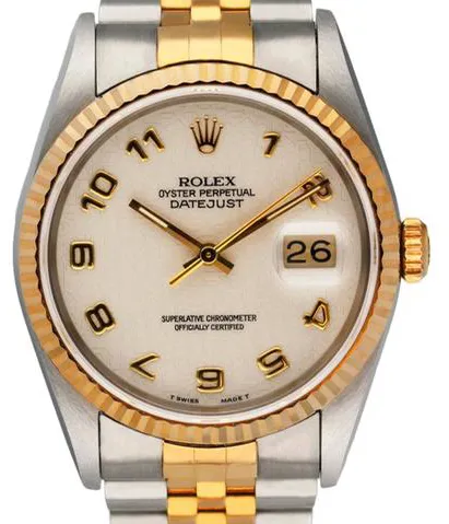 Rolex Datejust 36 16233 36mm Stainless steel Champagne