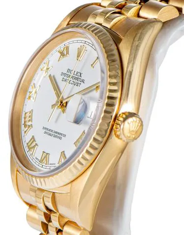 Rolex Datejust 36 16238 36mm Yellow gold White 1