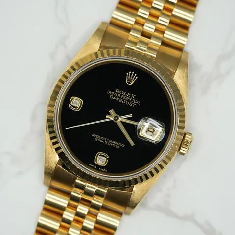 Rolex Datejust 36 16238 36mm Yellow gold Black 6