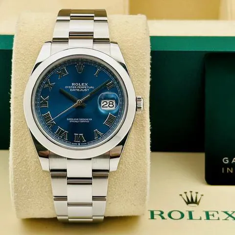 Rolex Datejust 41 126300 41mm Stainless steel Blue