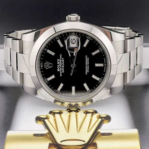 Rolex Datejust 41 126300 Stainless steel Black