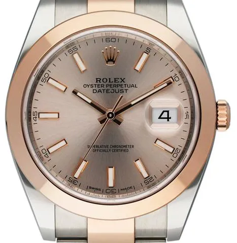 Rolex Datejust 41 126301 41mm Stainless steel Pink