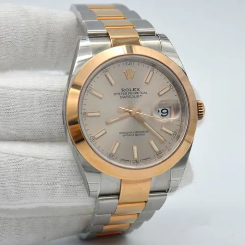 Rolex Datejust 41 126301 41mm Yellow gold and Stainless steel Pink