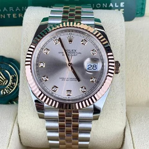 Rolex Datejust 41 126331 41mm Yellow gold and Stainless steel Rose