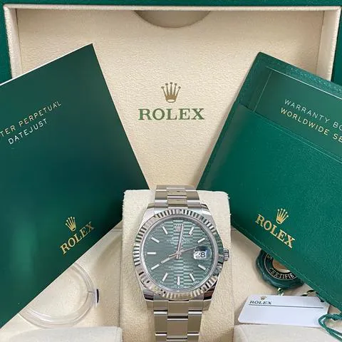 Rolex Datejust 41 126334 41mm Stainless steel Green