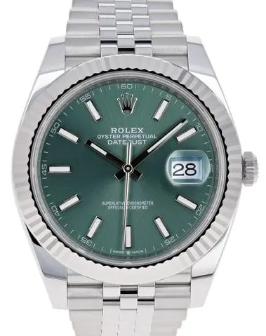 Rolex Datejust 41 126334 41mm Stainless steel Green