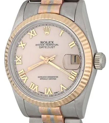 Rolex Datejust 68279 31mm White gold Champagne