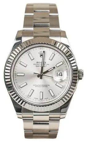 Rolex Datejust II 116334 41mm Stainless steel Silver