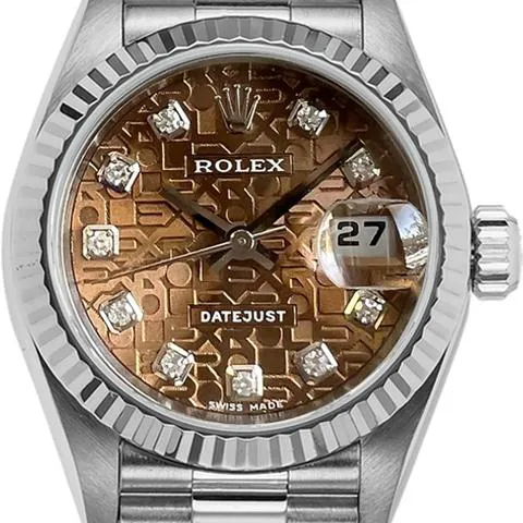 Rolex Datejust 26mm White gold Bronze