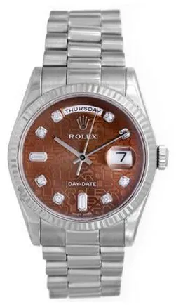 Rolex Day-Date 36 118239 36mm White gold Diamond