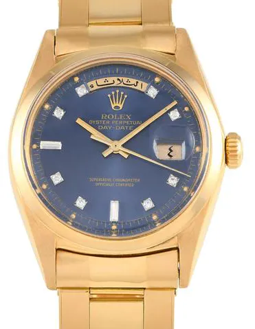 Rolex Day-Date 36 1802 36mm Yellow gold Blue