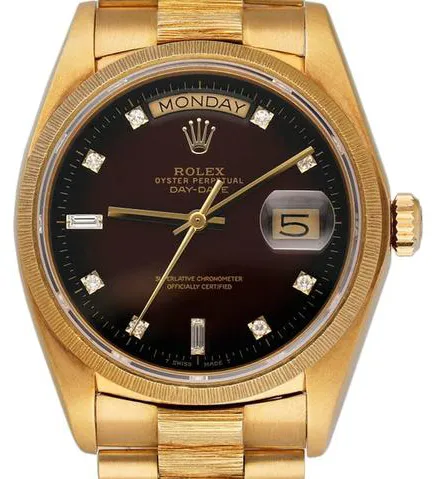 Rolex Day-Date 36 18078 36mm Yellow gold Brown