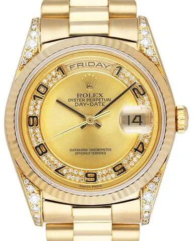 Rolex Day-Date 36 18338 36mm Yellow gold Champagne