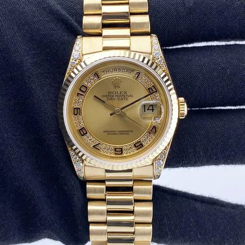 Rolex Day-Date 36 18338 36mm Yellow gold Champagne 1