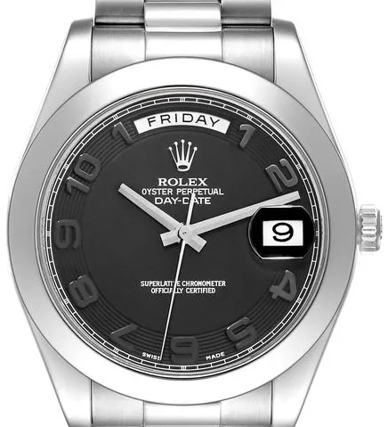 Rolex Day-Date II 218206 41mm Platinum Black