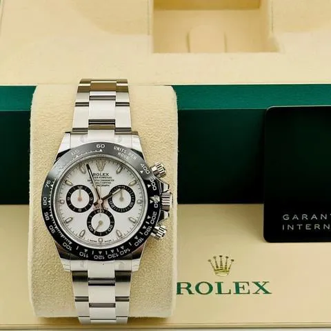 Rolex Daytona 116500LN 40mm Stainless steel White