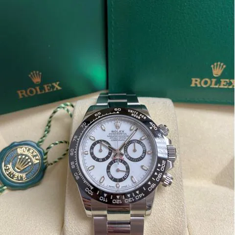 Rolex Daytona 116500LN 40mm Stainless steel White